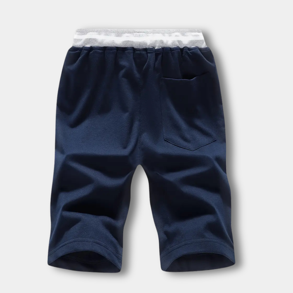 Sporty shorts med kontrastlinning og snøre til mænd – Murray