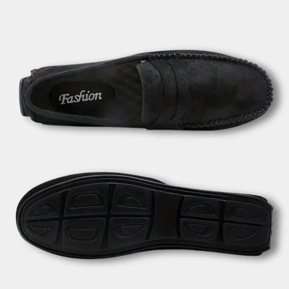 Loafers med håndsyet kant og fleksibel sål til mænd – Oren