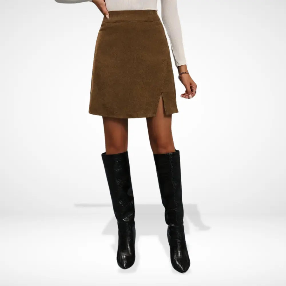 A-formet nederdel med lille slids til kvinder – Ophelia