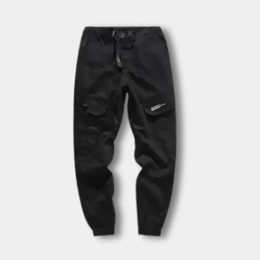 Cargo-bukser med camouflage og elastiske ankler til mænd – Knapp