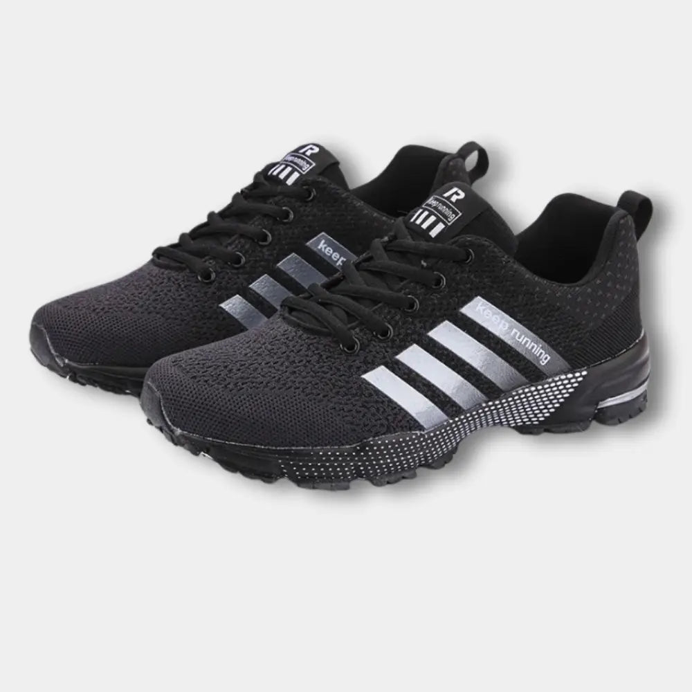 Mønstrede løbesneakers med kontrastdetaljer til mænd – Brandi