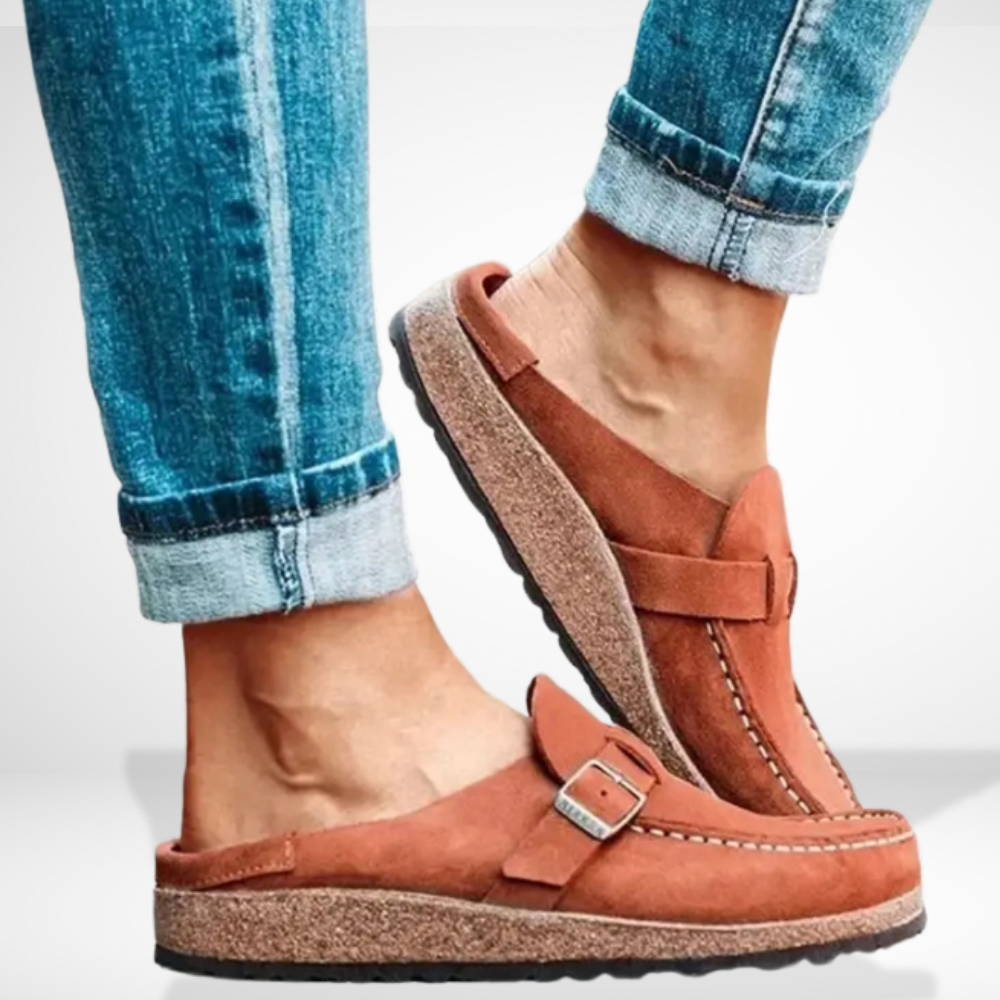 Mules med spænde og synlig kant til kvinder – Ross