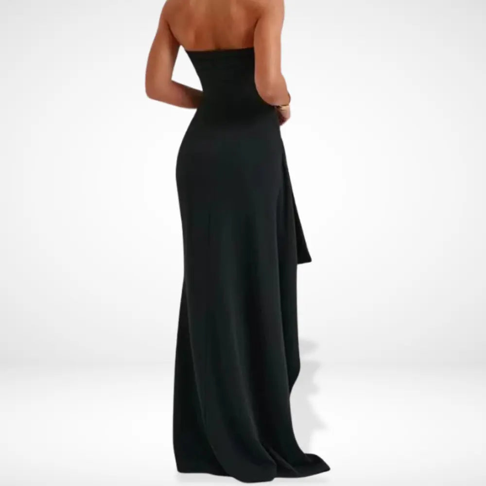 Cocktailkjole med glitrende pailletter og V-udskæring til kvinder – Rachael